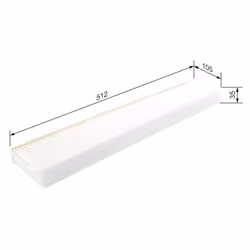 Filtre d'habitacle (filtre à pollen) BOSCH 1 987 432 073 - Vue supplémentaire 7