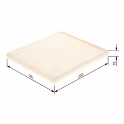Filtre d'habitacle (filtre à pollen) BOSCH 1 987 432 084 - Vue supplémentaire 7