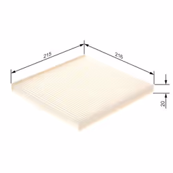 Filtre d'habitacle (filtre à pollen) BOSCH 1 987 432 085 - Vue supplémentaire 7
