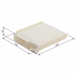 Filtre d'habitacle (filtre à pollen) BOSCH 1 987 432 120 - Vue supplémentaire 7