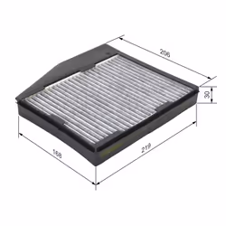 Filtre d'habitacle (filtre à pollen) BOSCH 1 987 432 365 - Vue supplémentaire 7