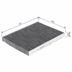 Filtre d'habitacle (filtre à pollen) BOSCH 1 987 432 377 - Vue supplémentaire 6