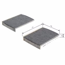 Filtre d'habitacle (filtre à pollen) BOSCH 1 987 432 386 - Vue supplémentaire 6