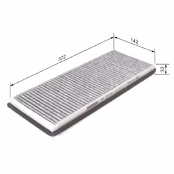 Filtre d'habitacle (filtre à pollen) BOSCH 1 987 432 400 - Vue supplémentaire 7