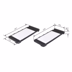 Filtre d'habitacle (filtre à pollen) BOSCH 1 987 432 118 - Vue supplémentaire 6
