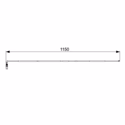 Témoin d'usure, plaquettes de frein BOSCH 1 987 473 004