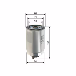 Filtre à carburant BOSCH 1 457 434 510 - Vue supplémentaire 7