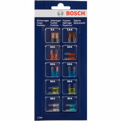 Mini fusible plats Description du produit : Lot de 10 fusibles plats. 1 fusible 5A 1 fusible 7.5A 2 fusibles 10A 2 fusibles 1 ...