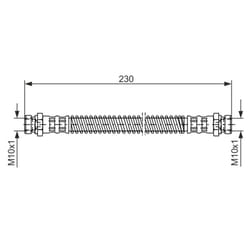 Flexible de frein BOSCH 1 987 476 019