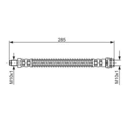 Flexible de frein BOSCH 1 987 476 841