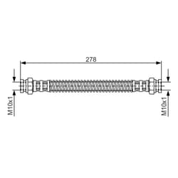 Flexible de frein BOSCH 1 987 476 850