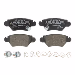 Jeu de plaquettes de frein BOSCH 0 986 494 014, arrière