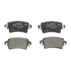 Jeu de plaquettes de frein BOSCH 0 986 494 043, arrière