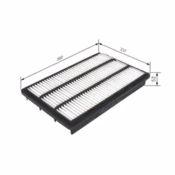 Filtre à air BOSCH 1 457 433 339 - Vue supplémentaire 8