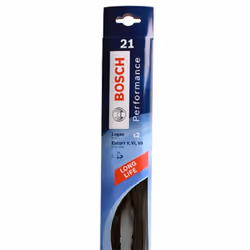 Bosch 2x Balais 50cm N° 21 Twin, Balai d’essuie-glace, Noir, Métal, Caoutchouc, Logan, Escort V/VI/VII, WEEE, CTP, 500 mm