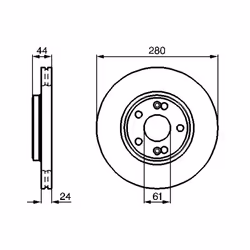 Disque de frein BOSCH 0 986 478 734 avant, ventilé, à haute teneur en carbone, 1 pièce - Vue supplémentaire 7