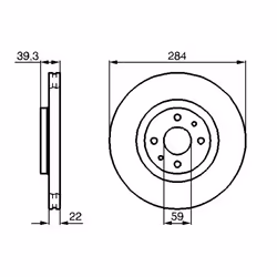 Disque de frein BOSCH 0 986 478 786 avant, ventilé, 1 pièce - Vue supplémentaire 7