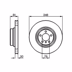 Disque de frein BOSCH 0 986 479 003 avant, ventilé, à haute teneur en carbone, 1 pièce - Vue supplémentaire 7
