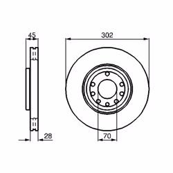 Disque de frein BOSCH 0 986 479 076 avant, ventilé, à haute teneur en carbone, 1 pièce - Vue supplémentaire 7