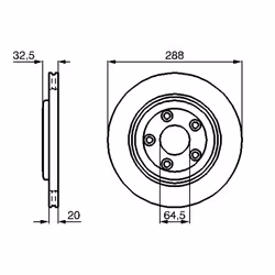 Disque de frein BOSCH 0 986 478 777 arrière, ventilé, 1 pièce - Vue supplémentaire 7