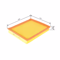 Filtre à air BOSCH F 026 400 004 - Vue supplémentaire 7