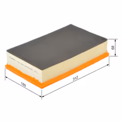 Filtre à air BOSCH F 026 400 007 - Vue supplémentaire 6