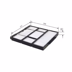 Filtre d'habitacle (filtre à pollen) BOSCH 1 987 432 155 - Vue supplémentaire 7