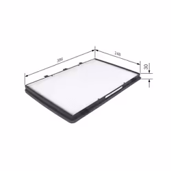 Filtre d'habitacle (filtre à pollen) BOSCH 1 987 432 182 - Vue supplémentaire 6
