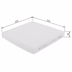 Filtre d'habitacle (filtre à pollen) BOSCH 1 987 432 166 - Vue supplémentaire 6