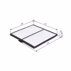 Filtre d'habitacle (filtre à pollen) BOSCH 1 987 432 171 - Vue supplémentaire 6