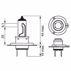 Ampoule halogène BOSCH H7 Pure Light 12V, 55W, 1 pièce - Vue supplémentaire 8