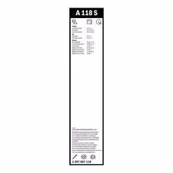 Balai d'essuie-glace BOSCH 3 397 007 118, Aerotwin A118S, 600+400mm, 2 pièce - Vue supplémentaire 7