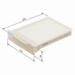 Filtre d'habitacle (filtre à pollen) BOSCH 1 987 432 189 - Vue supplémentaire 7