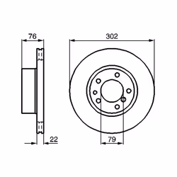 Disque de frein BOSCH 0 986 478 318 avant, ventilé, à haute teneur en carbone, 1 pièce - Vue supplémentaire 7
