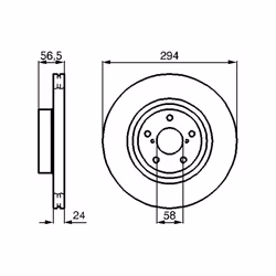 Disque de frein BOSCH 0 986 478 977 avant, ventilé, 1 pièce - Vue supplémentaire 7