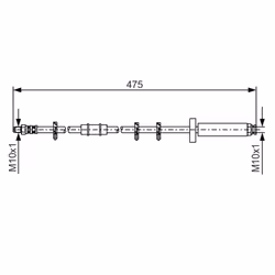 Flexible de frein BOSCH 1 987 476 329