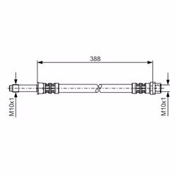 Flexible de frein BOSCH 1 987 476 300