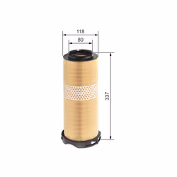 Filtre à air BOSCH F 026 400 024 - Vue supplémentaire 6