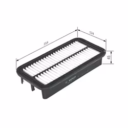Filtre à air BOSCH F 026 400 016 - Vue supplémentaire 6
