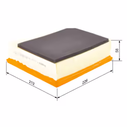 Filtre à air BOSCH F 026 400 026 - Vue supplémentaire 7