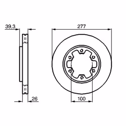 Disque de frein BOSCH 0 986 478 532 avant, ventilé, 1 pièce - Vue supplémentaire 7