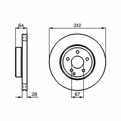 Disque de frein BOSCH 0 986 479 040 avant, ventilé, à haute teneur en carbone, 1 pièce - Vue supplémentaire 7