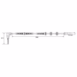 Capteur, vitesse de roue BOSCH 0 265 007 685 - Vue supplémentaire 6
