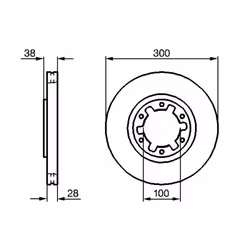 Disque de frein BOSCH 0 986 479 031 avant, ventilé, 1 pièce - Vue supplémentaire 7