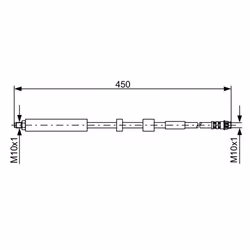 Flexible de frein BOSCH 1 987 481 051