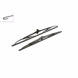 Balai d'essuie-glace BOSCH 3 397 010 251, Eco 553C, 550+480mm, Avant, 2 pièce - Vue supplémentaire 4