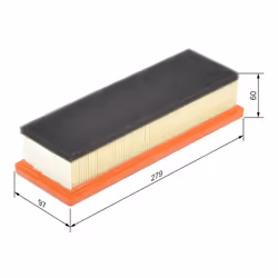 Filtre à air BOSCH F 026 400 036 - Vue supplémentaire 7