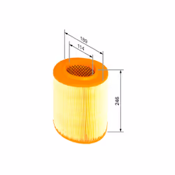 Filtre à air BOSCH F 026 400 039 - Vue supplémentaire 7