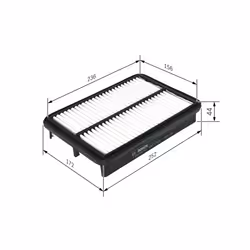 Filtre à air BOSCH F 026 400 044 - Vue supplémentaire 6