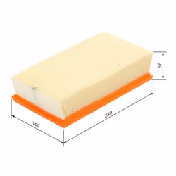 Filtre à air BOSCH F 026 400 047 - Vue supplémentaire 7